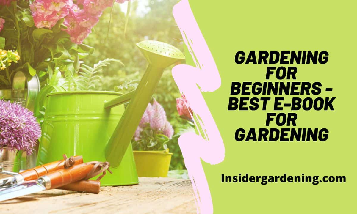 Gardening For Beginners - Best E-book for Gardening